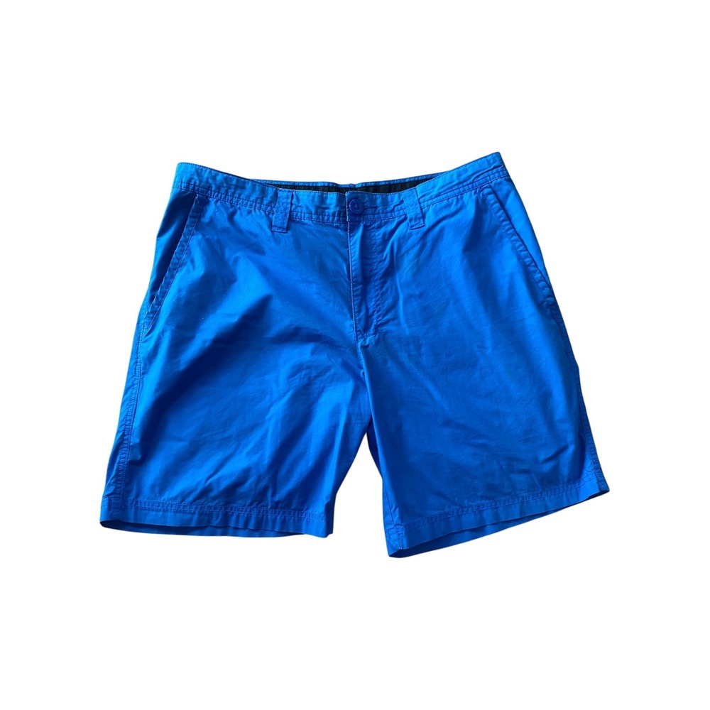 Columbia Sportswear Blue Chino Shorts Men's Size 34W Utility Cargo